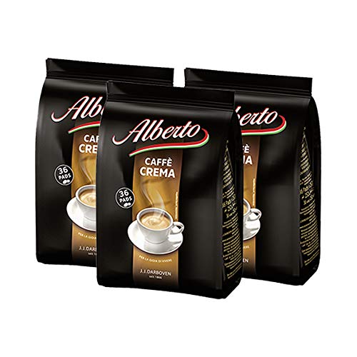 Alberto Caffe Crema 36 Pads 252g / 3er Pack von ALBERTO