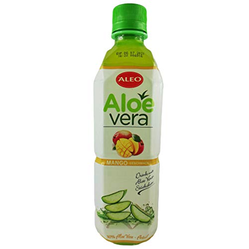 Getränk mit Aloe Vera Stückchen 500ml verschiedene Sorten inkl. 0,25€ Einwegpfand (Mango) von ALEO