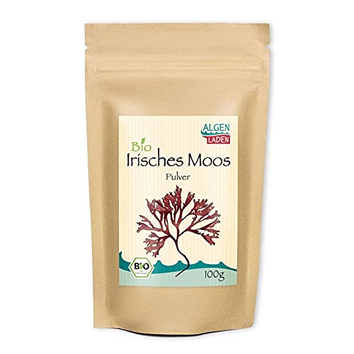 ALGENLADEN BIO Irisches Moos Pulver - 100 g | veganes Geliermittel | aus Wildernte von ALGEN LADEN