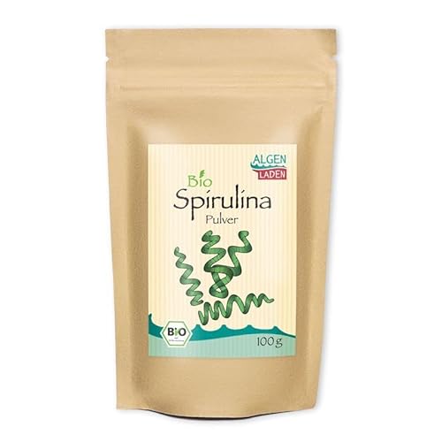 ALGENLADEN BIO Spirulina Pulver - 100 g | Superfood | Vegan von ALGEN LADEN