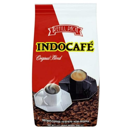 Indonesischer Instantkaffee, 100 g, Indocafe, Sumatra, Arabica und Robusta, vollmundig von ALIBOOSTER