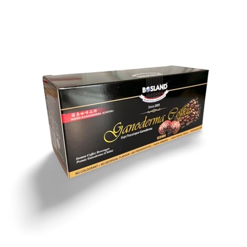 Instantkaffee aus Ganoderma Chitine (Chitosan) Bosland Pilz 12x 22g von ALIBOOSTER