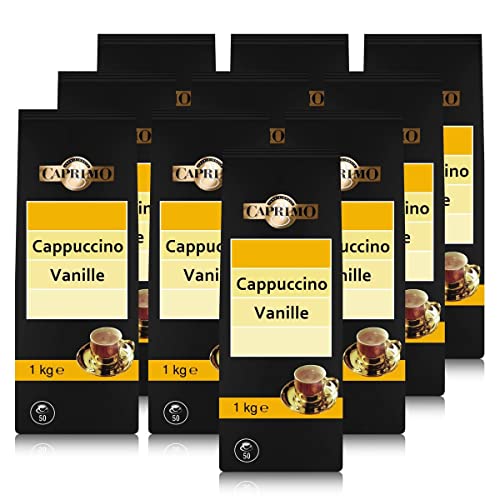 AM Caprimo Café Vanille Cappuccino Pulver 10kg (10x1kg) von Dttra