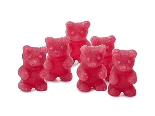 Tee-Bären® Erdbeere Fruchtgummi mit Erdbeergeschmack 10% Fruchtgehalt aus Fruchtsaftkonzentrat, zum Zubereiten eines Heißgetränks oder zum Vernaschen (500 g) von AMA-Feinkost