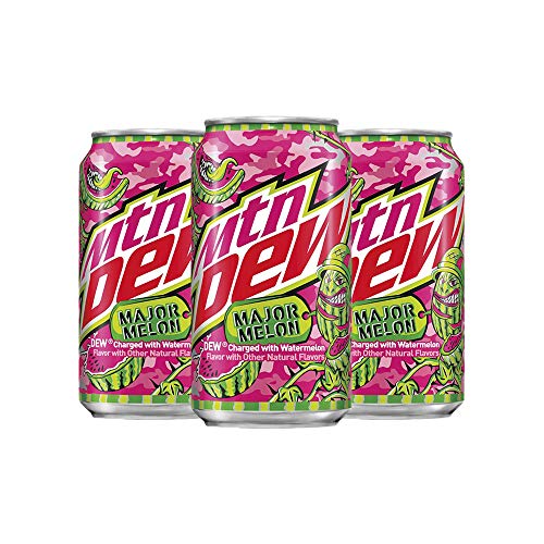 MOUNTAIN DEW MAJOR MELON - 3x 355 ml direkt aus Amerika inkl. 0,75 € DPG-Pfand von AMERICANFOOD4U