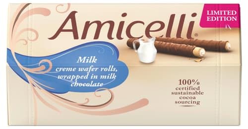 Amicelli Waffelröllchen Milchcreme (0.2 kg) von AMICELLI