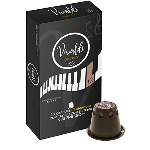 Vivaldi Deciso | 110 Nespresso®* Kompatible Kaffeekapseln von LUSCIOUX