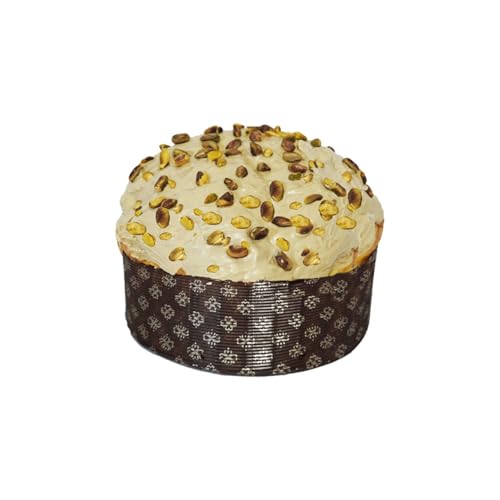 Arrarè Panettone Artigianale Pistazie, Panettone mit natürlichem Sauerteig mit Pistaziencreme und weißer Schokolade, 1 kg von ANNARE