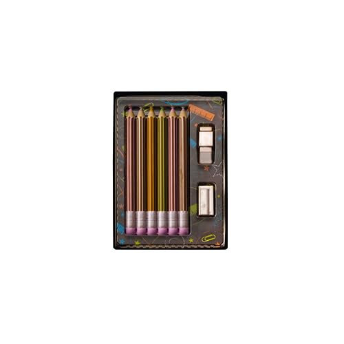 ANTICO CAFFE' NOVECENTO Weibler® | Zeichenstift-Set | Etui Kreationen Milchschokolade – 40 g | Pralinen in Form von Bleistiften von ANTICO CAFFE' NOVECENTO