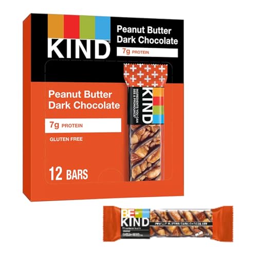 Be-Kind® | Erdnuss-Mandel- und dunkle Schokoladentafel | Erdnuss- und Schokoladensnack | Snack mit Schokoladenüberzug | Protein-Snack – 12 Riegel von ANTICO CAFFE' NOVECENTO