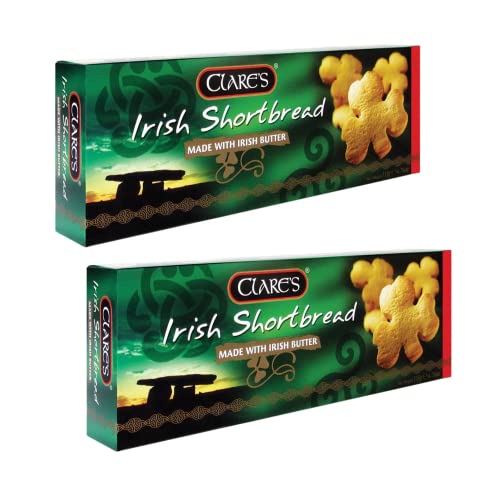 Clare's® | Biscotti Scozzesi Puro Burro - 2 x 135 Gr | Biscotti al Burro | Astuccio Biscotti a Forma di Trifoglio von ANTICO CAFFE' NOVECENTO