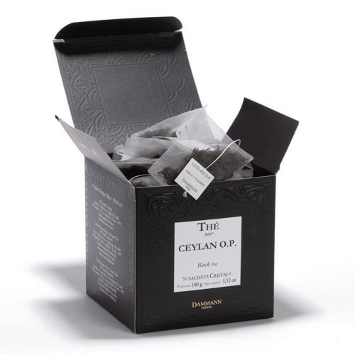 Dammann-Brüder | Te Nero Ceylon OP | Tè Nero Orange Pekoe - 50 Bustine (100 Gr) | Tè Bustine Confezioni | Miscela Te Nero Schwarzer Tee aus Sri Lanka von Generico