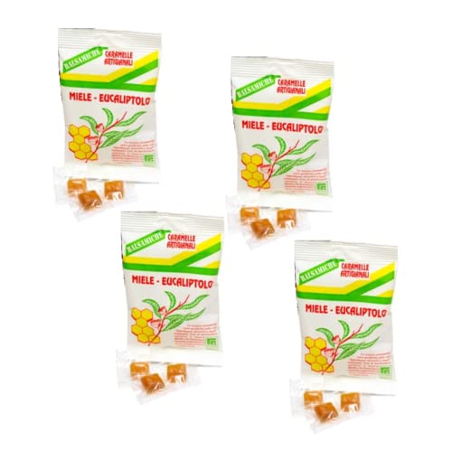 Kordofan® | Caramelle Miele Eucaliptolo | Caramelle Artigianali Balsamiche | Miele Eucaliptolo Caramelle | Caramelle Balsamiche - 4 Buste x 50 Gr Ognuna von ANTICO CAFFE' NOVECENTO