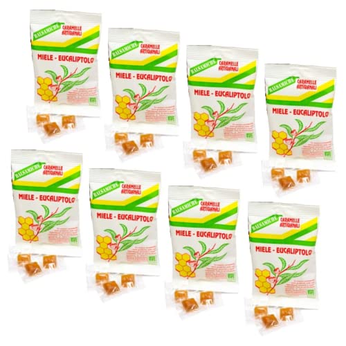 Kordofan® | Caramelle Miele Eucaliptolo | Caramelle Artigianali Balsamiche | Miele Eucaliptolo Caramelle | Caramelle Balsamiche - 8 Buste x 50 Gr Ognuna von ANTICO CAFFE' NOVECENTO