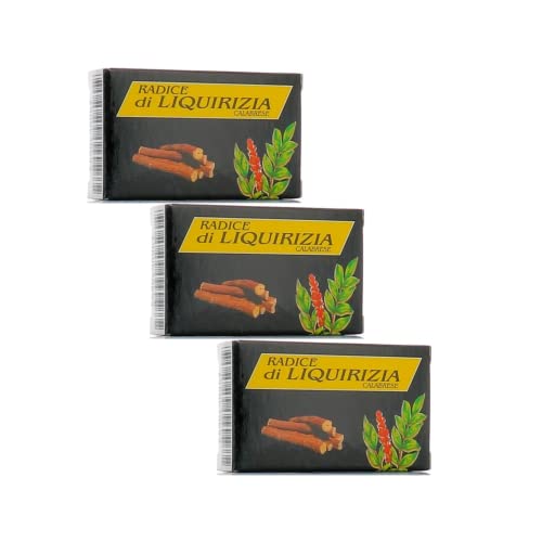 Kordofan® | Radice di Liquirizia Calabrese | Liquirizia Bastoncini in Astuccio - 3 x 20 Gr | Bastoncini Liquirizia Non Decorticati | Liquirizia von ANTICO CAFFE' NOVECENTO