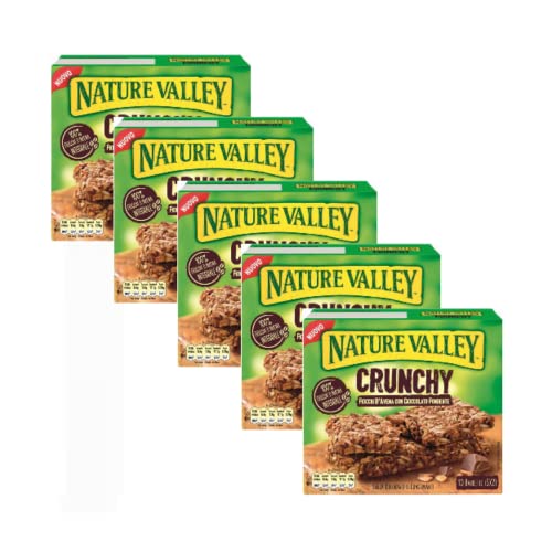 Nature Valley® | Barrette Fiocchi d'Avena Integrale & Cioccolato Fondente | Merenda Senza Coloranti e Senza Lattosio per Vegetariani - 50 barrette von ANTICO CAFFE' NOVECENTO