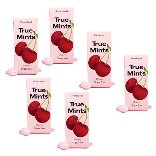 True® Mints | Zuckerfreie Kirschbonbons | Kleine Kirschbonbons | Kirschpastillen Karton - 6 x 13 Gr von ANTICO CAFFE' NOVECENTO