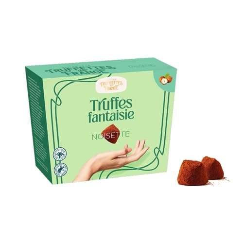 Truffettes de France® | Haselnusstrüffel | Haselnusstrüffel-Geschenkbox | Mit Schokolade überzogener Kakao | Fantasia Haselnuss-Kakao-Trüffel - 200 Gr von ANTICO CAFFE' NOVECENTO