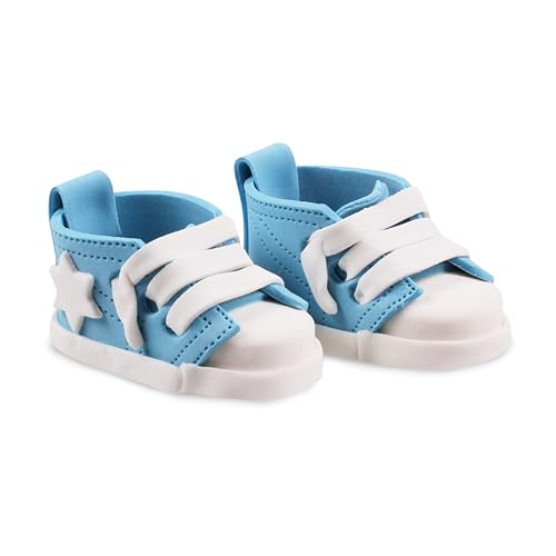 Bombasei Handgefertigte Zucker Fondant Babyschuhe in Blau 2 Stück, 150g, perfekt für Torten- & Kuchendekoration, Tortendeko zum Verschenken für Junge und Mädchen & selbst freuen von Bombasei decor