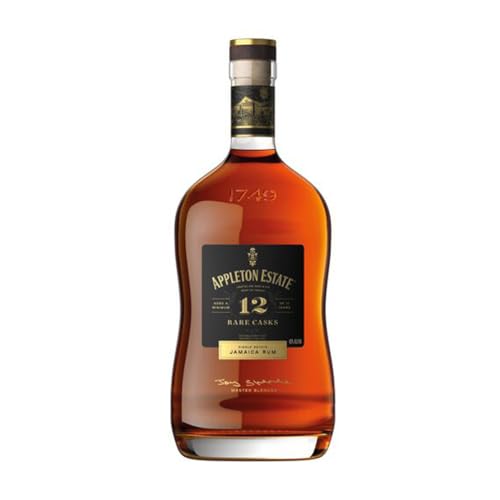 Appleton Estate 12 Years Old Rare Casks - 12 Jahre gereifter, gold-brauner Jamaica Rum, zum pur Genießen oder für Cocktails - 1 x 0,7 l von APPLETON