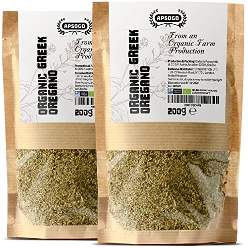 Apsogo Oregano - Getrockneter Bio Oregano aus Griechenland - Premium Qualität & ausgezeichneter Geschmack (400g) von APSOGO