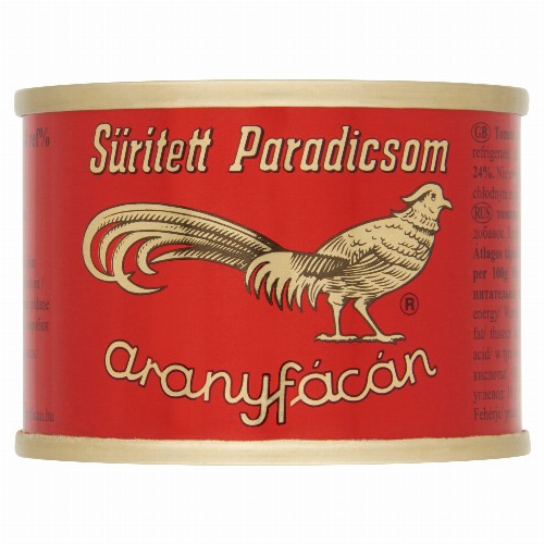 Aranyfácán sűrített paradicsom 22-24% 70g, konzentriertes Tomatenmark von ARANYFÁCÁN PRODUCT KFT.