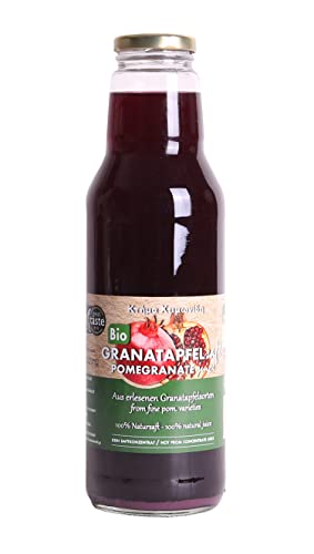 6x 750 ml Bio Granatapfelsaft aus Griechenland Griechischer Granatapfel Direktsaft Muttsaft ohne Zucker von ARISTOS