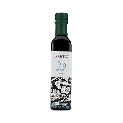 ARISTOS Bio Balsamico Essig | aus sonnengetrocknete Rosinen | ohne Zucker Zusatz | natürliche Gährung | ohne Chemie | Korinth Griechenland | 6% Säure | 250 ml (1) von ARISTOS