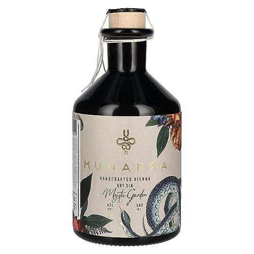 Munakra Handcrafted Vienna Dry Gin Mystic Garden 42% Vol. 0,5l von Geakv