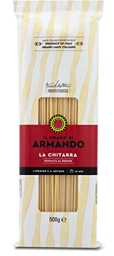 3x Il Grano Di Armando La Chitarra Italienischer Weizen Bronze gezeichnet 100% Italienische Pasta 500g von ARMANDO