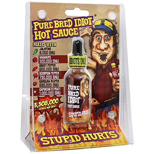 Reinrassige Idiot Hot Sauce 59ml von ASS KICKIN'