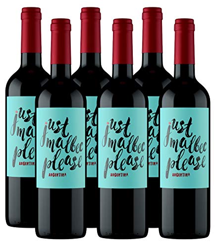 Atlantik Weine, Just Malbec Please 2018, Rotwein aus Mendoza, Argentinien, Südamerika, trocken (6 x 0,75l) von ATLANTIK