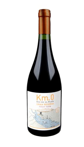 Atlantik Weine, Km.0 Gran Reserva Pinot Noir 2015, Rotwein aus Uruguay, trocken (1 x 0,75l) von ATLANTIK