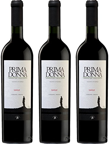 Atlantik Weine, Prima Donna Tannat 2018, Rotwein aus Canelones, Uruguay, Südamerika, trocken (3 x 0,75l) von ATLANTIK