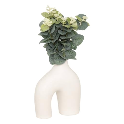 Atmosphera - Komposition eukalyptus mit vase suza h37cm - Modell C von ATMOSPHERA CREATEUR D'INTERIEUR