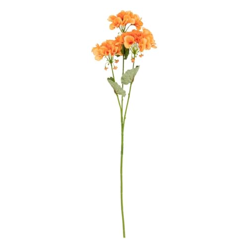 Atmosphera - Künstlicher Pelargonium-Stängel - Orange von ATMOSPHERA CREATEUR D'INTERIEUR