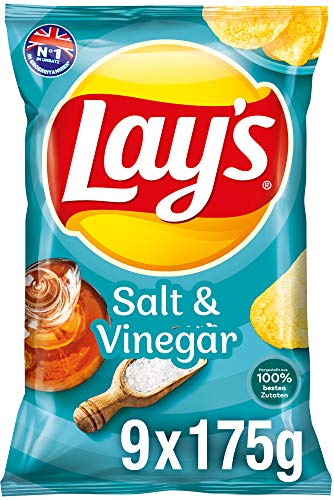 Lay's Salt & Vinegar, 9 x 175 g von ATOTOP