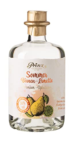 Prinz Sommer Birnen-Limette Schnaps 34% 0,5l von ATOTOP