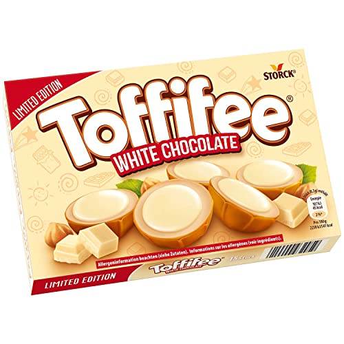 Toffifee White Chocolate – 2 x 125g – Haselnuss in Caramel mit heller Creme und weißer Schokolade von AUGUST STORCK KG ?Waldstr. 27, D-13403 Berlin