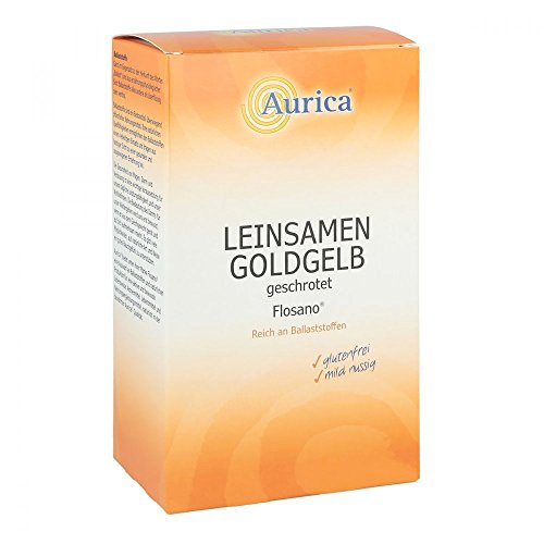 Aurica Leinsamen Goldgelb Geschrotet von AURICA Naturheilm.u.Naturwaren G