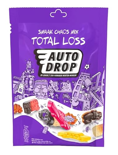 Autodrop Total Loss Mischung aus Drom und Weingummi - 15 Beutel x 180 Gramm von AUTODROP