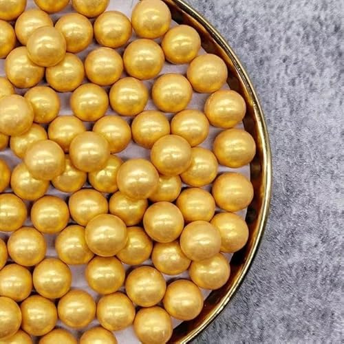 AYUMN Gold Candy Star Herz Bar Perlenmischung Perlen Kuchen Streuseln Cupcake Dekorationen-Nr. 5 14mm, 1kg von AYUMN