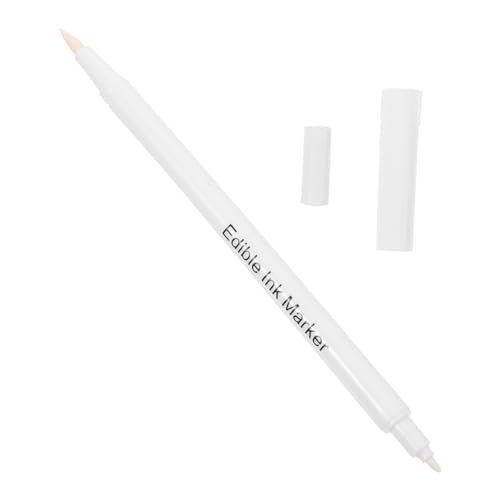 Abaodam Backpigmentstift Weißer Stift Weiße Bleistifte Weißer Markierungsstift Weiße Lebensmittelfarbe Fondant-Hilfsstift Backstifte Schokoladenmarkierungsstifte Malstift Kuchen von Abaodam