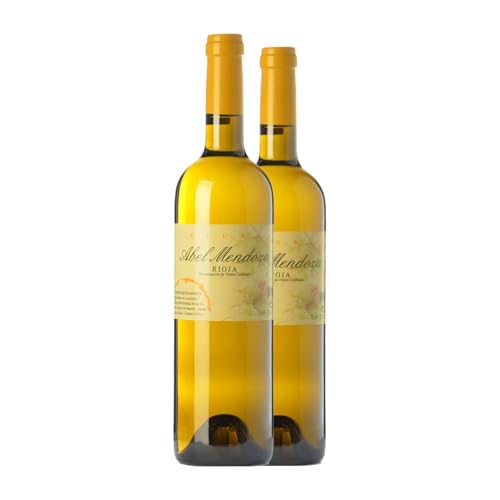 Abel Mendoza Viura Rioja Alterung 75 cl Weißwein (Karton mit 2 Flaschen von 75 cl) von Abel Mendoza Monge