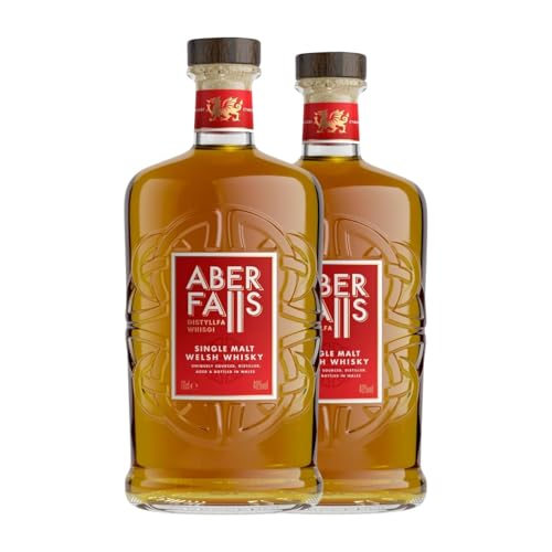 Whiskey Single Malt Aber Falls Welsh 70 cl (Karton mit 2 Flaschen von 70 cl) von Aber Falls