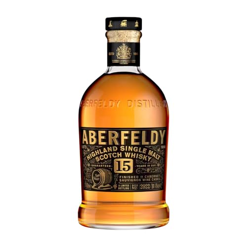 Whiskey Single Malt Aberfeldy Red Wine Cask Sauvignon Napa Valley 15 Jahre 70 cl von Aberfeldy Distillery