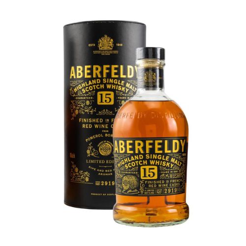 Aberfeldy 15 Jahre Red Wine Finish - Batch No. 2919 - Limited Edition 43% vol. 0,7 l von Aberfeldy