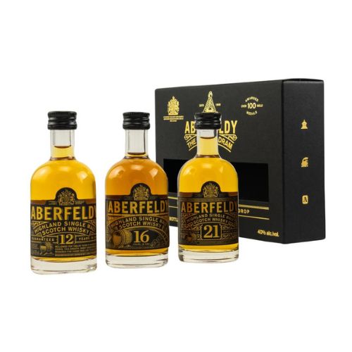 Aberfeldy Miniatur Collection The Golden Dram - 3x 0,05l 40% vol. von Aberfeldy