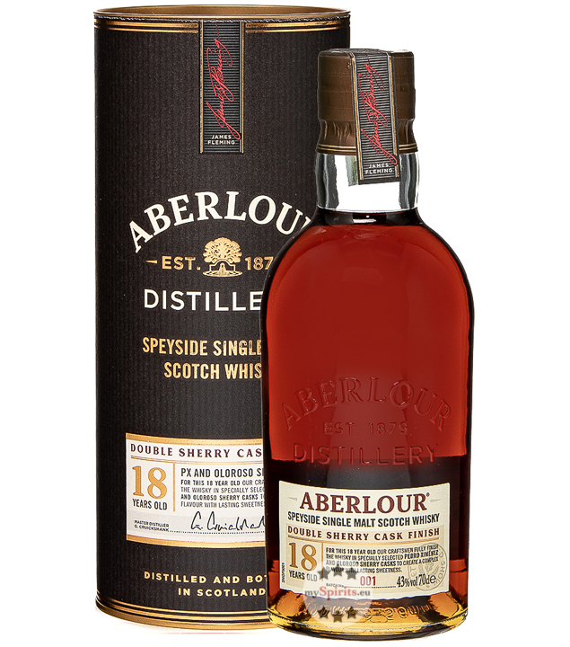 Aberlour 18 Jahre Single Malt Scotch Whisky (43 % Vol., 0,5 Liter) von Aberlour