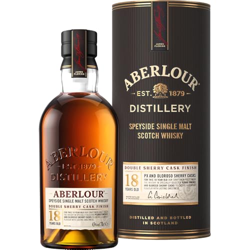 Aberlour 18 Years Old Double Sherry Cask Finish Batch No. 004 43% Vol. 0,7l in Geschenkbox von Aberlour